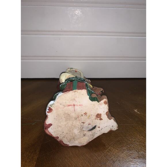 Christmas Santa Claus Figurine Deer Tree Basket - Picture 6 of 6